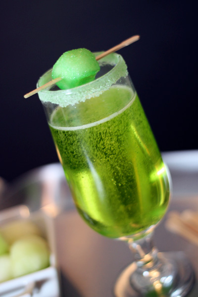 st patricks day champagne drink