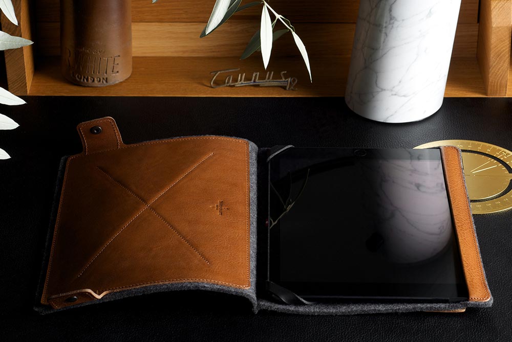Hard Graft Leather iPad Air Tilt Case & Stand