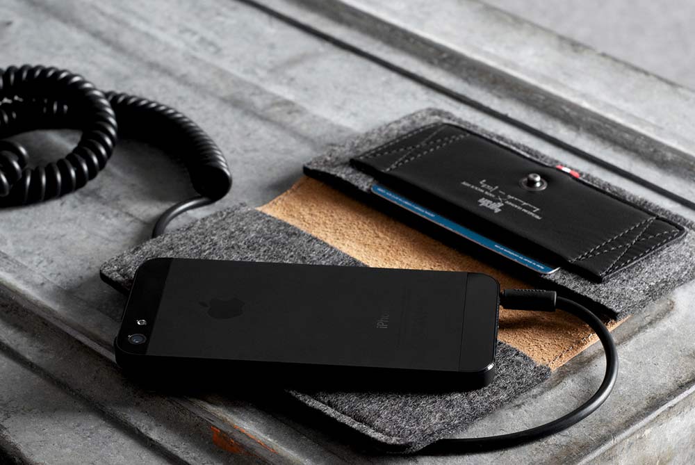 Hard Graft Leather iPhone Wallet